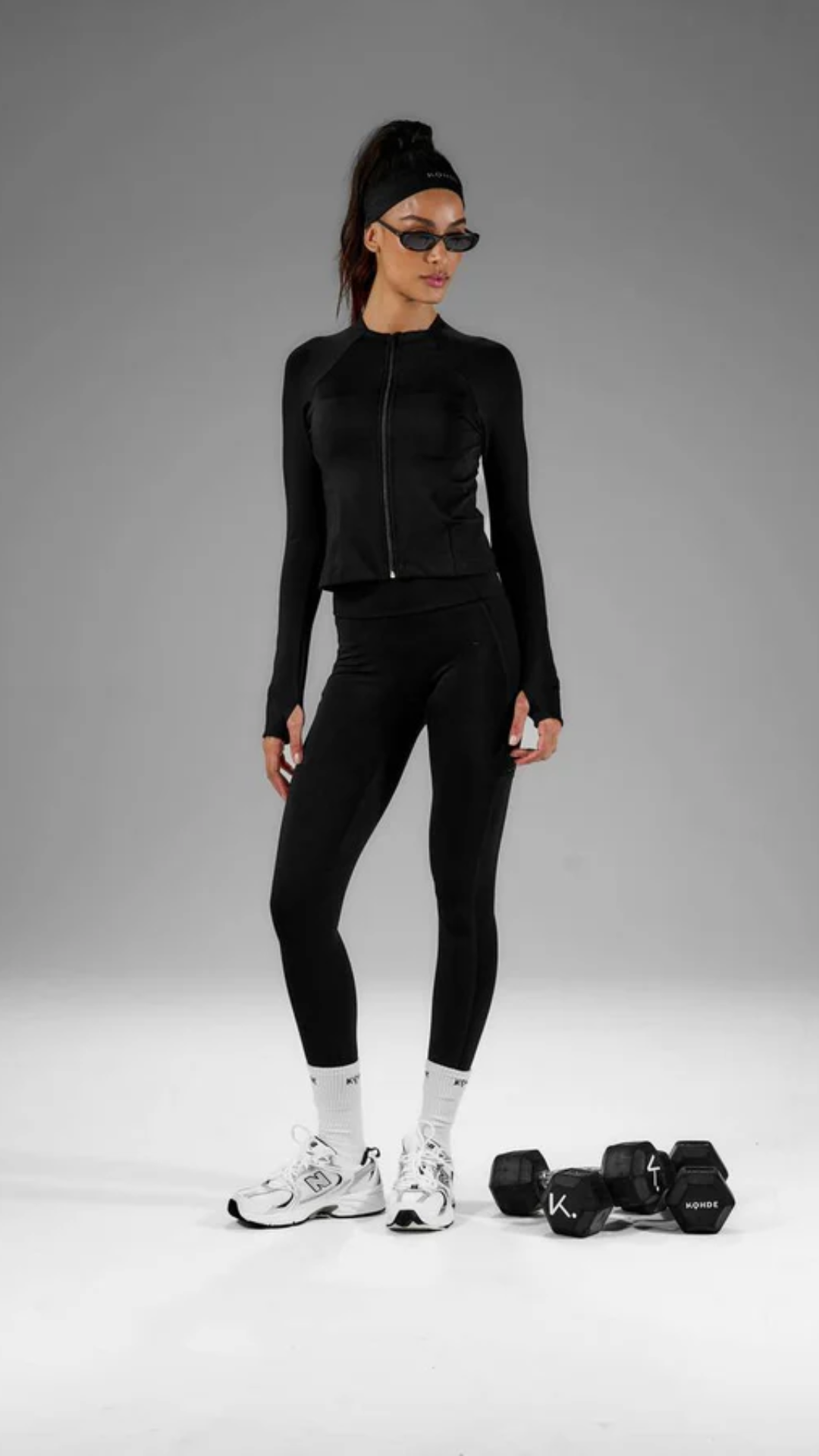 Jaqueta Fitness Preto