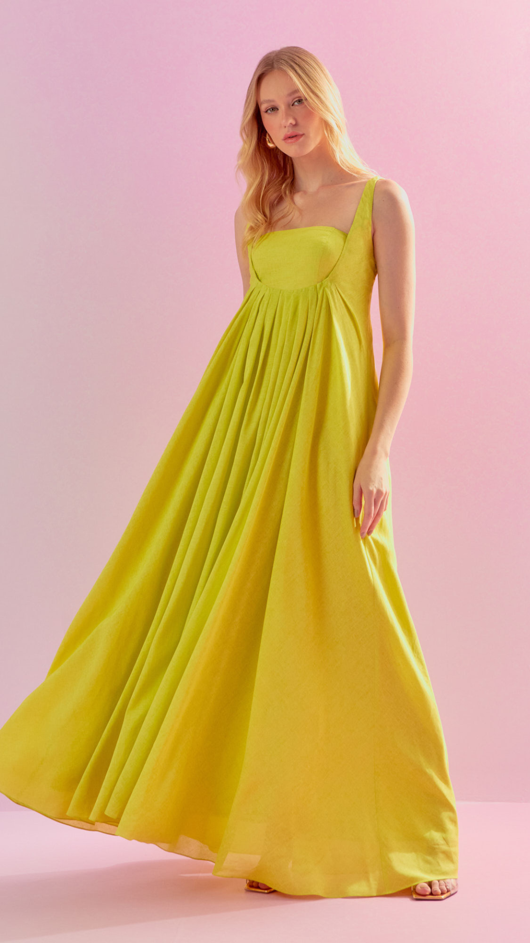 Vestido Rayon Linen com Top Sunkiss