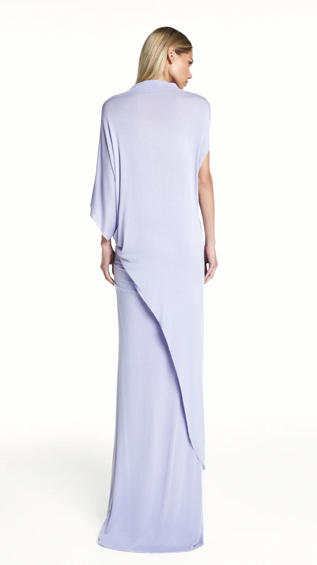 Blusa Kaftan Assimétrica Lavanda