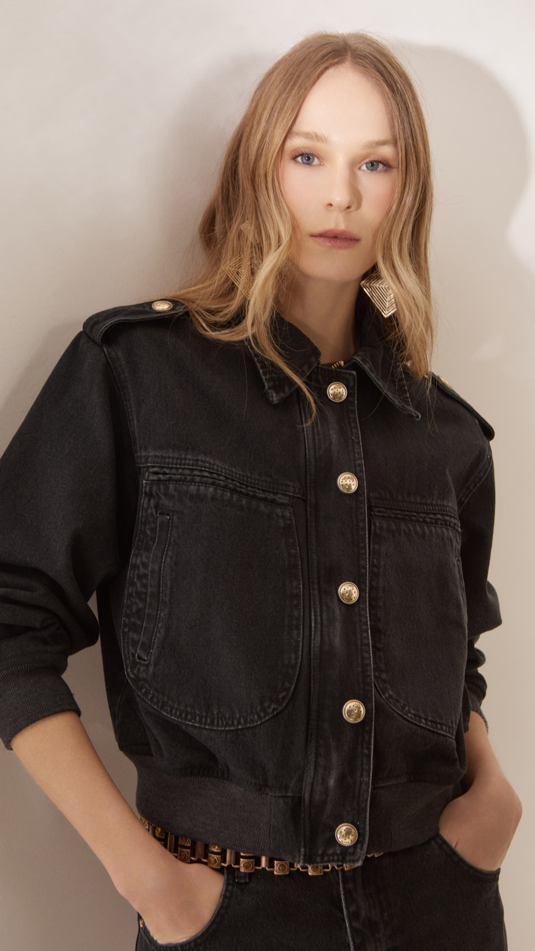 Casaco Bomber Black Jeans