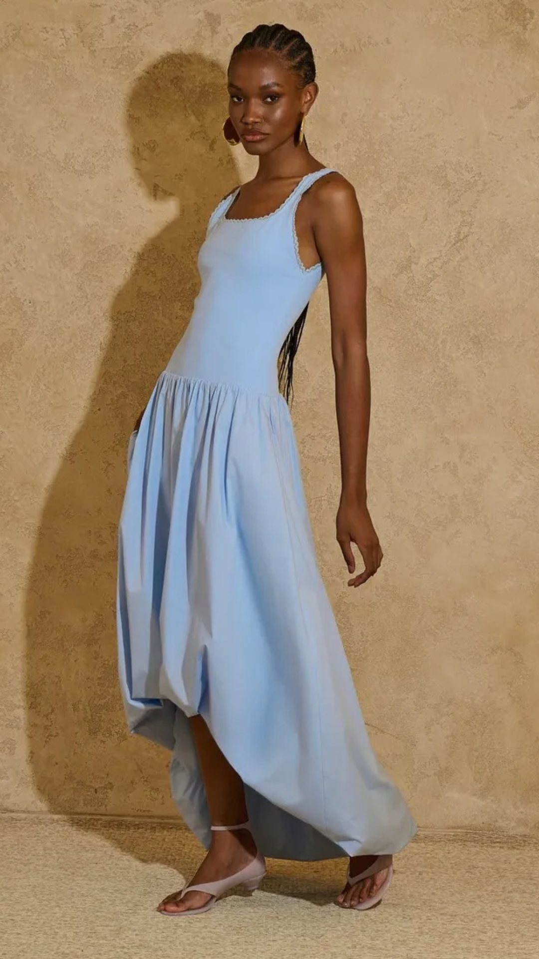 Vestido Mullet Balonê Azul Candy