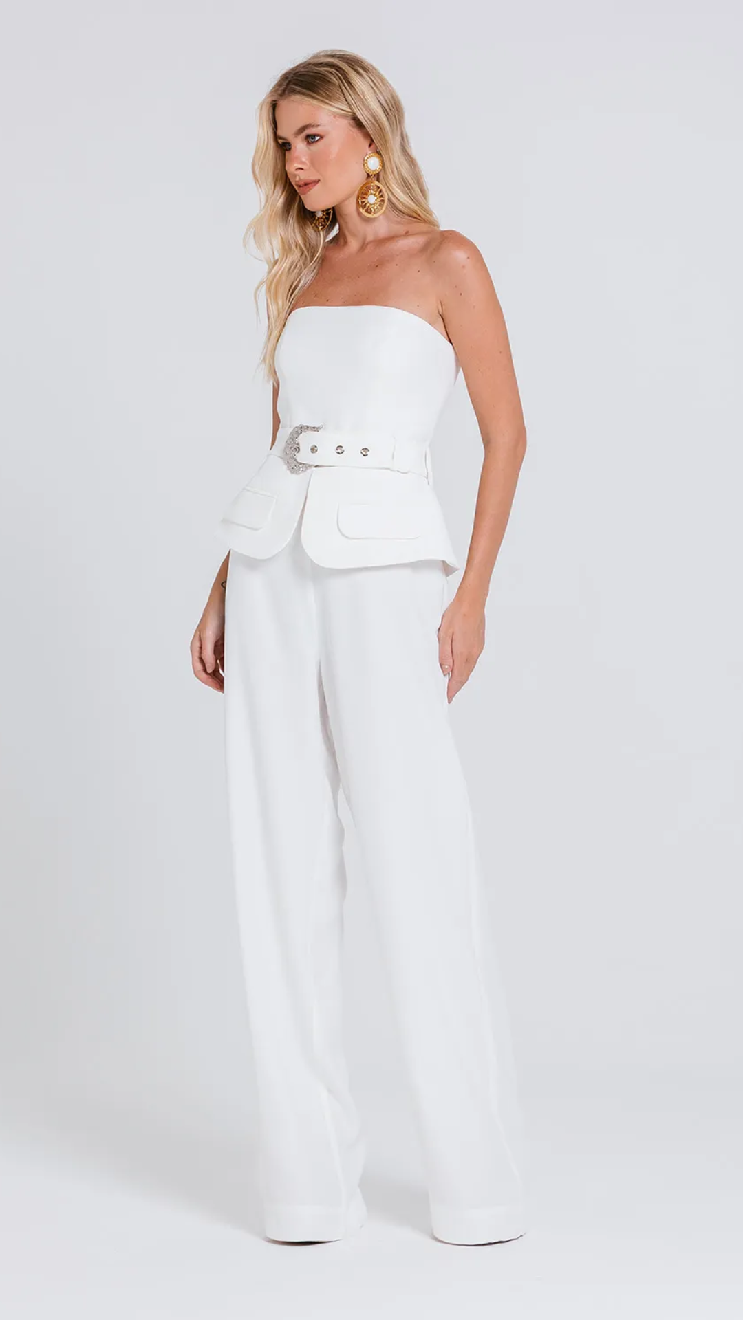 Macacão Theodora Off White