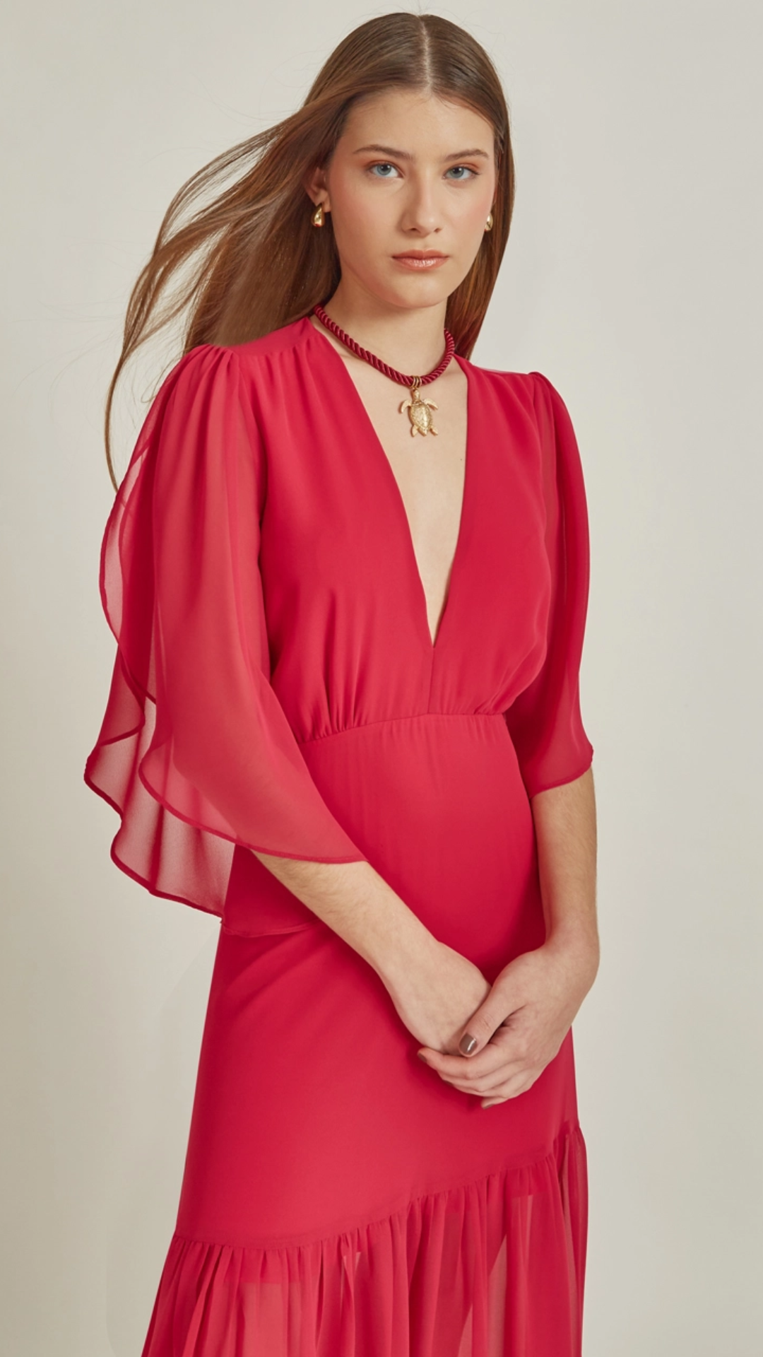 Vestido Malu Rosa Escuro