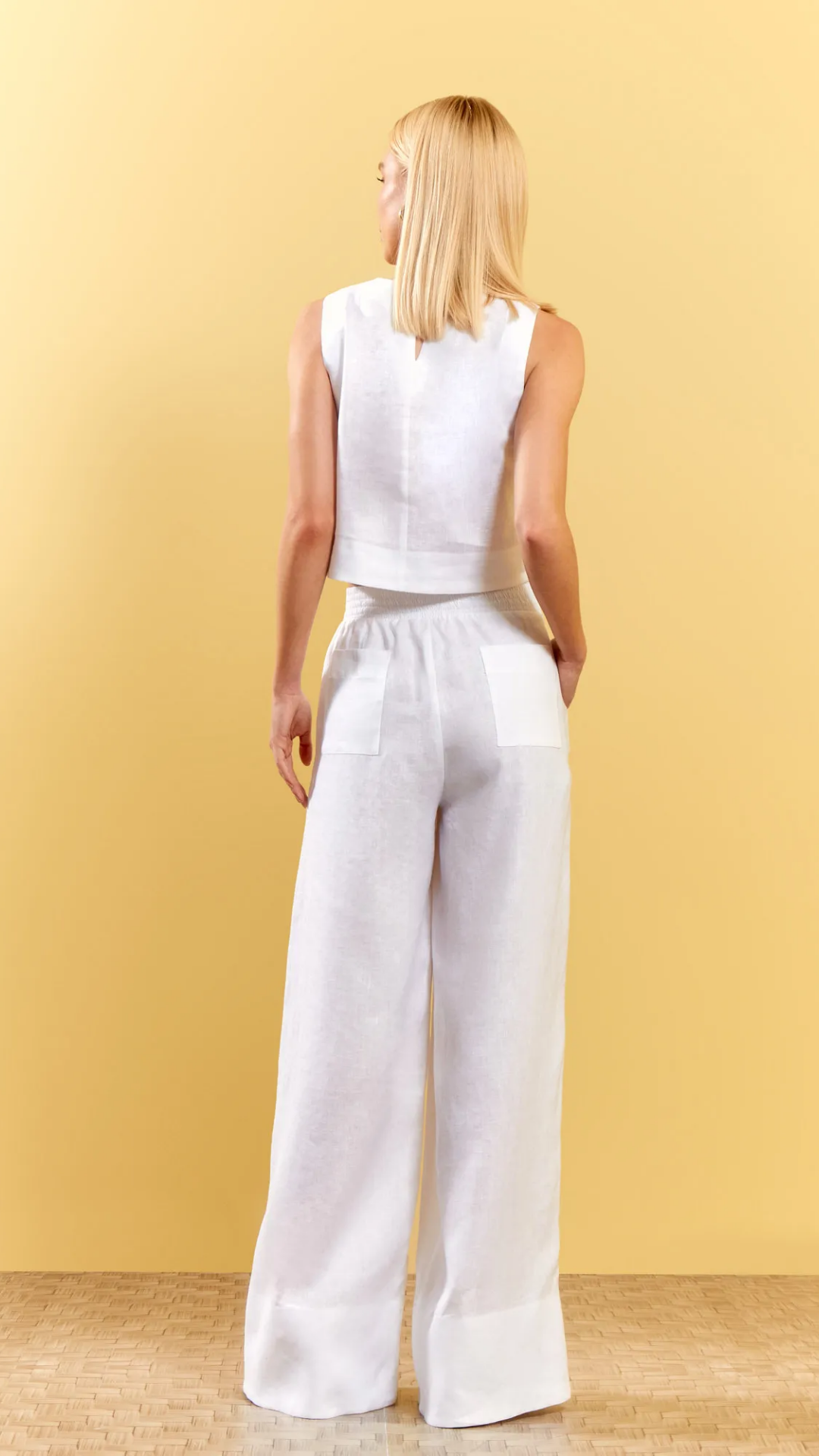 Conjunto Linho Balneário Off White