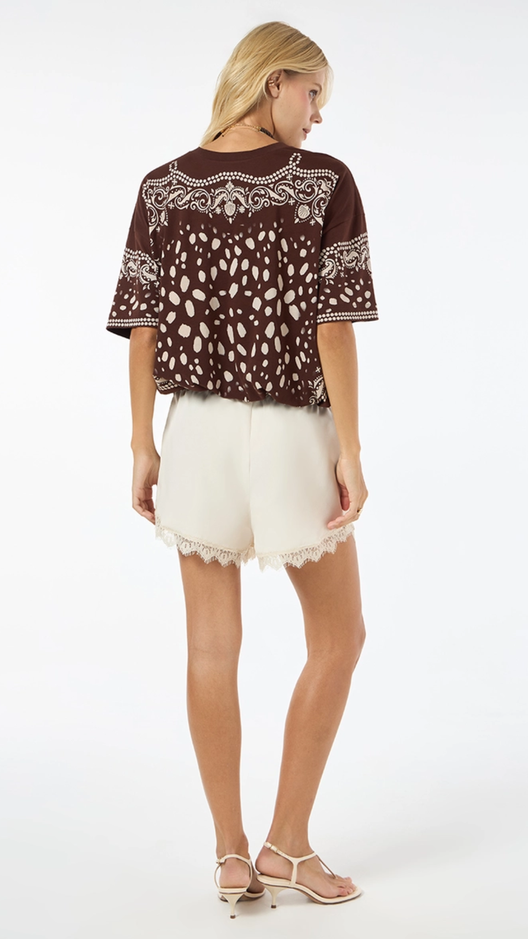 Blusa Malha Estampada
