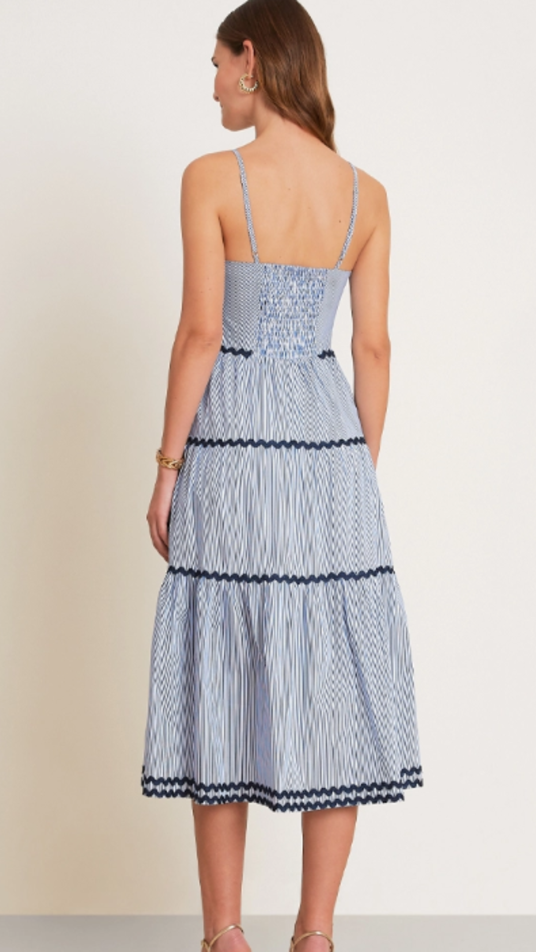 Vestido Midi Rute Azul