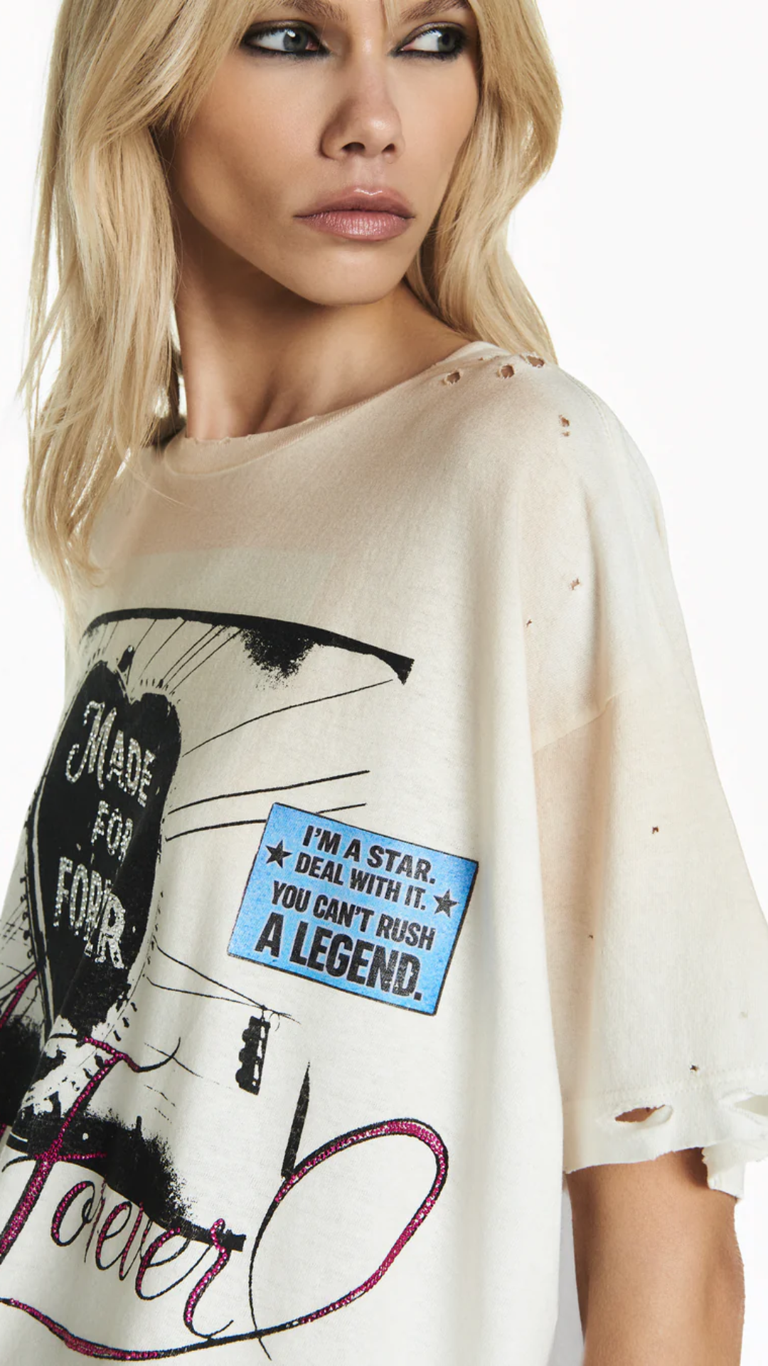 Camiseta Made for Forever Off White