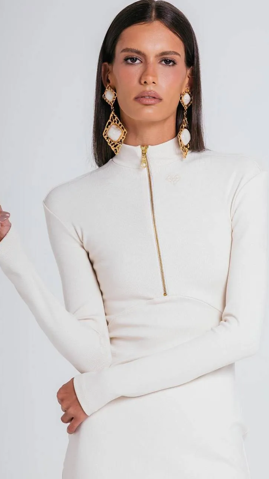 Vestido Brigite Marfim