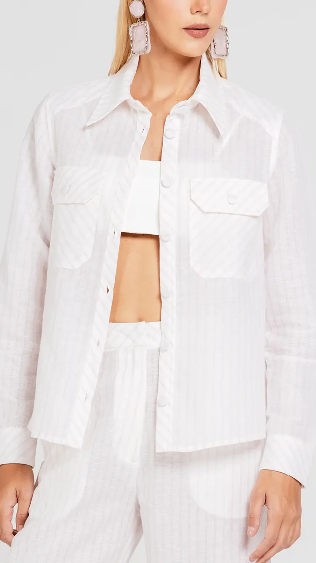 Camisa Denise Vanilla/Valsa