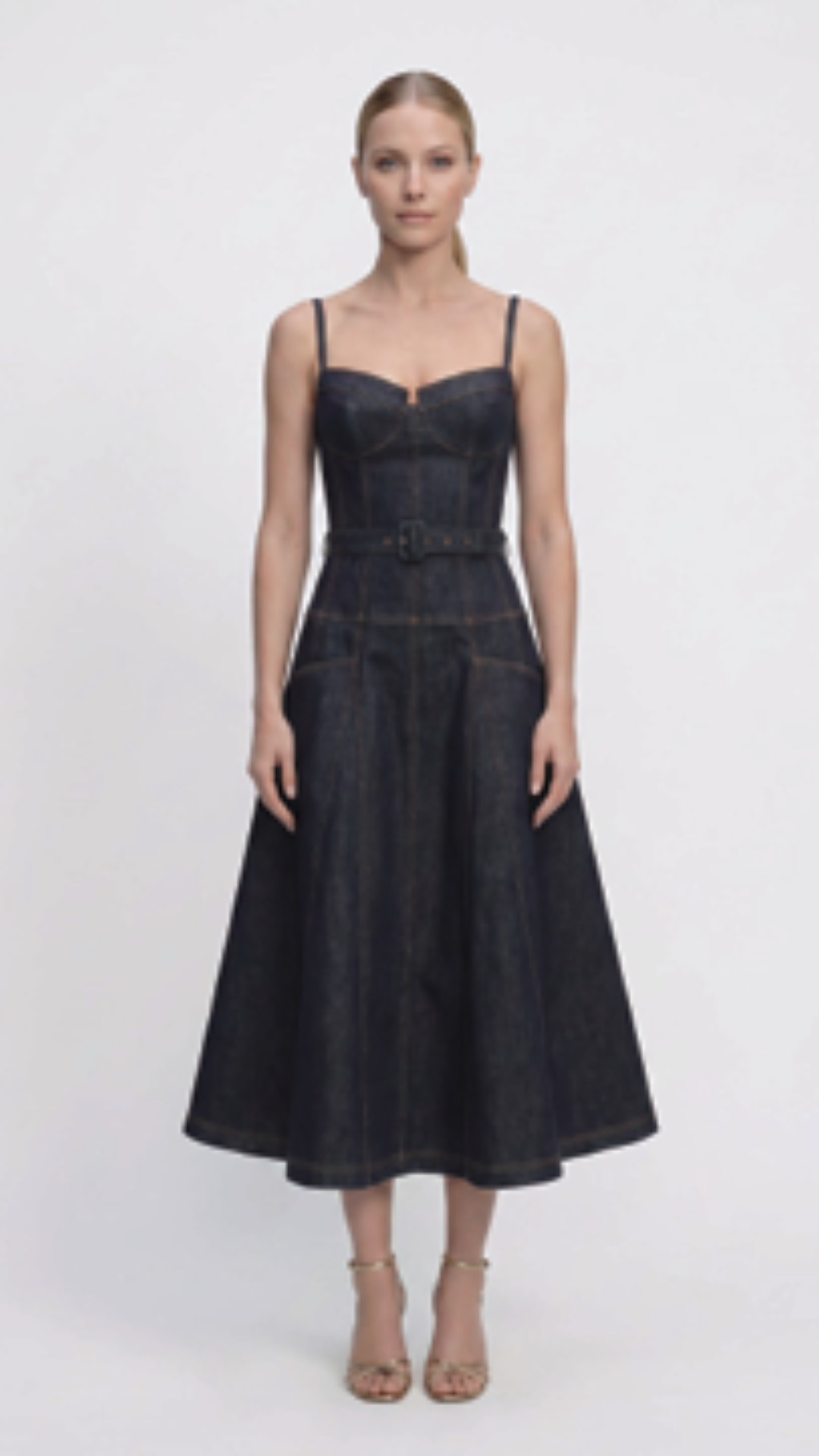 Vestido Midi Jeans