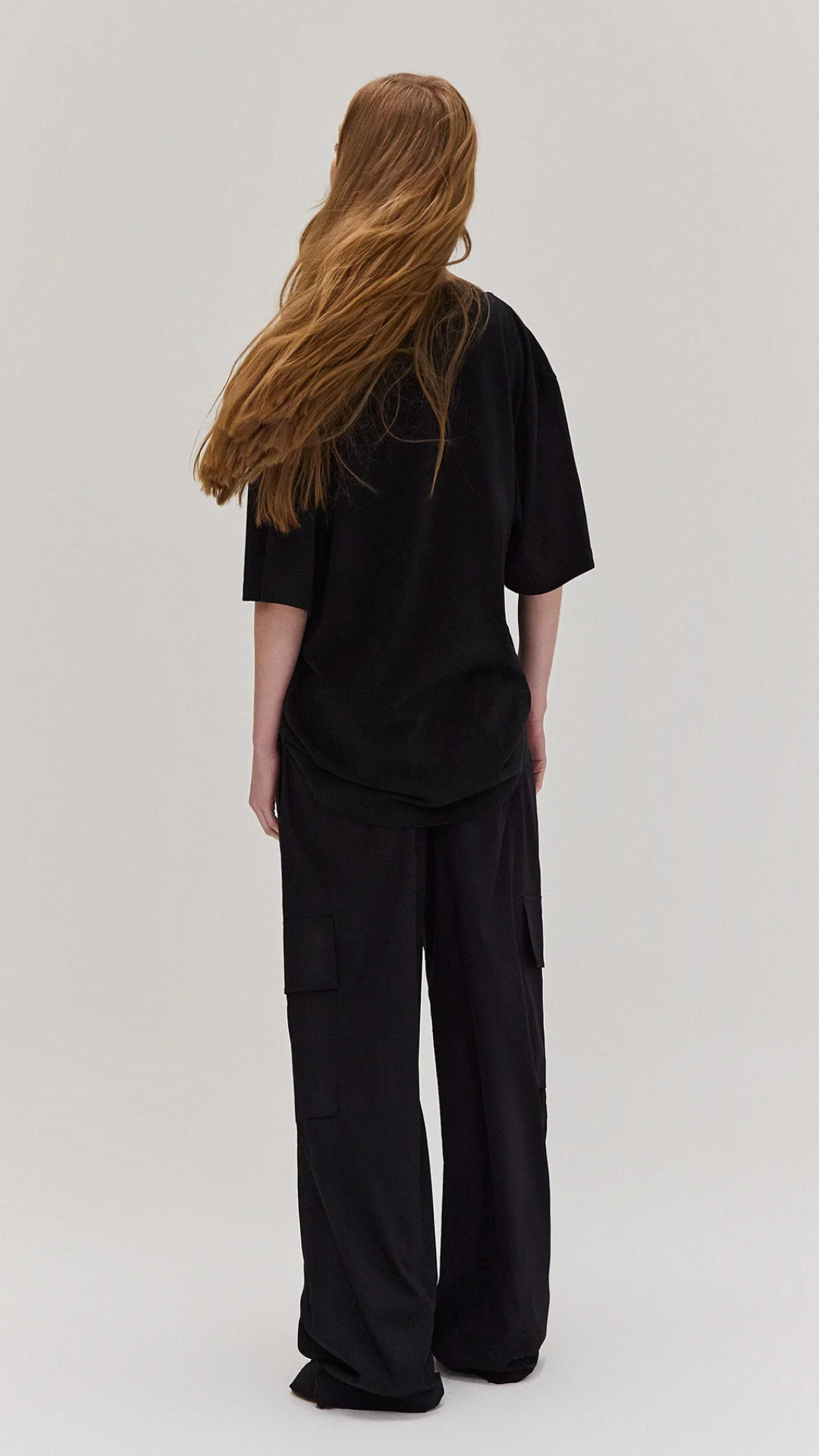 Calça Cargo Elástico Cintura Preto