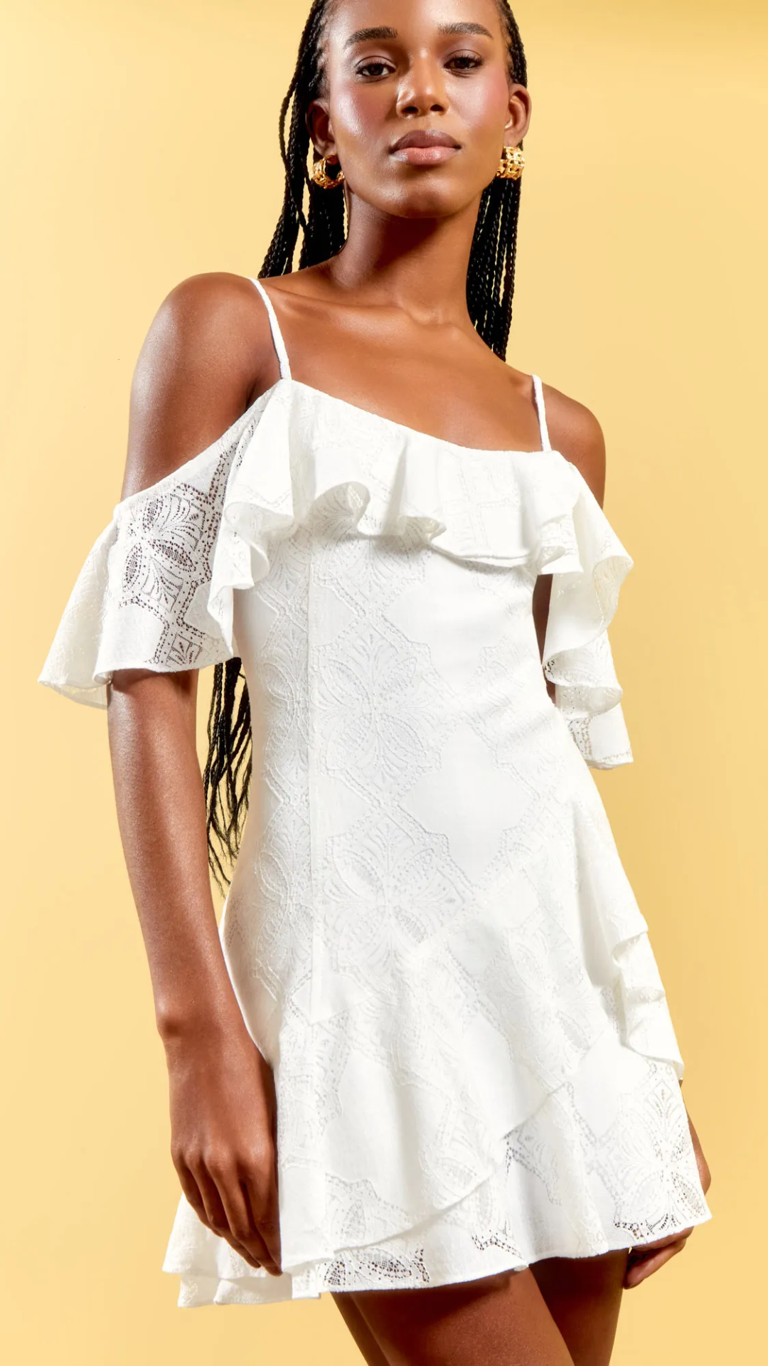 Macaquinho Renda Capri Off White