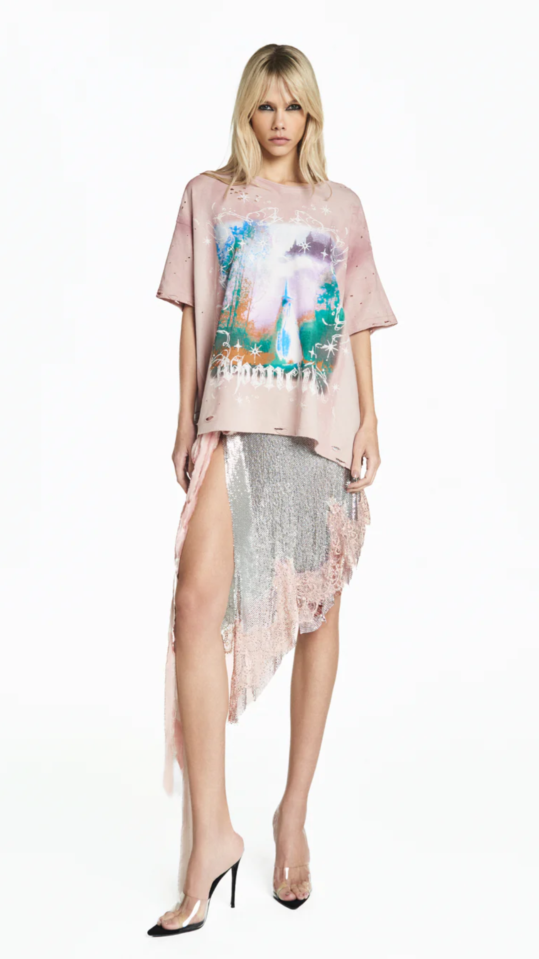 Camiseta Moonchild Rosa