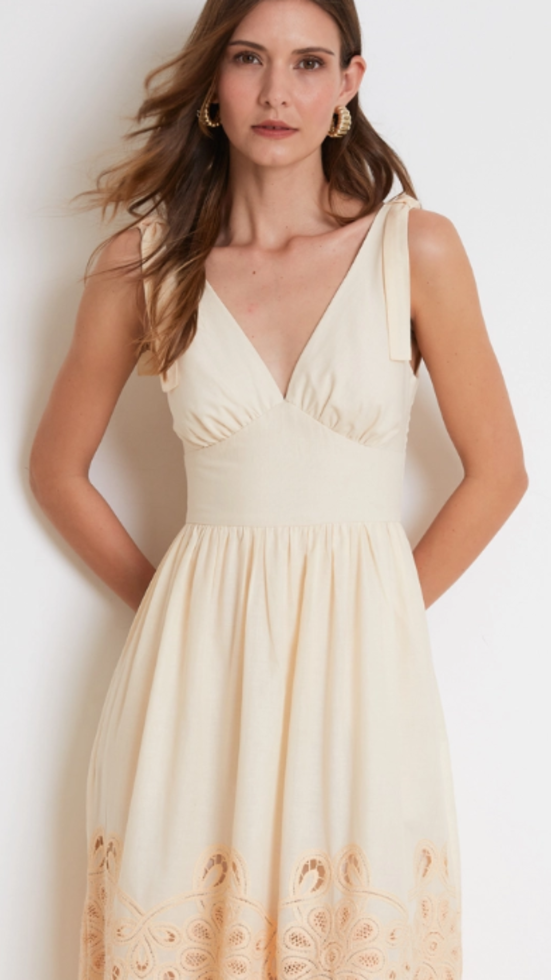 Vestido Midi Silvana Laranja