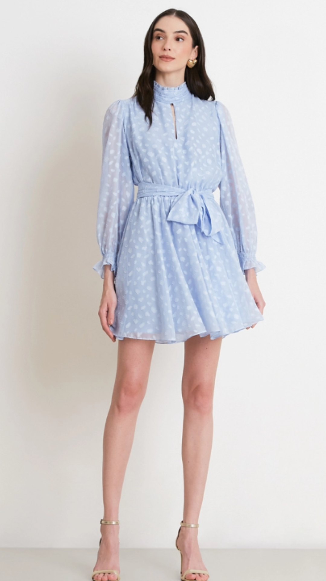 Vestido Curto Meny Azul