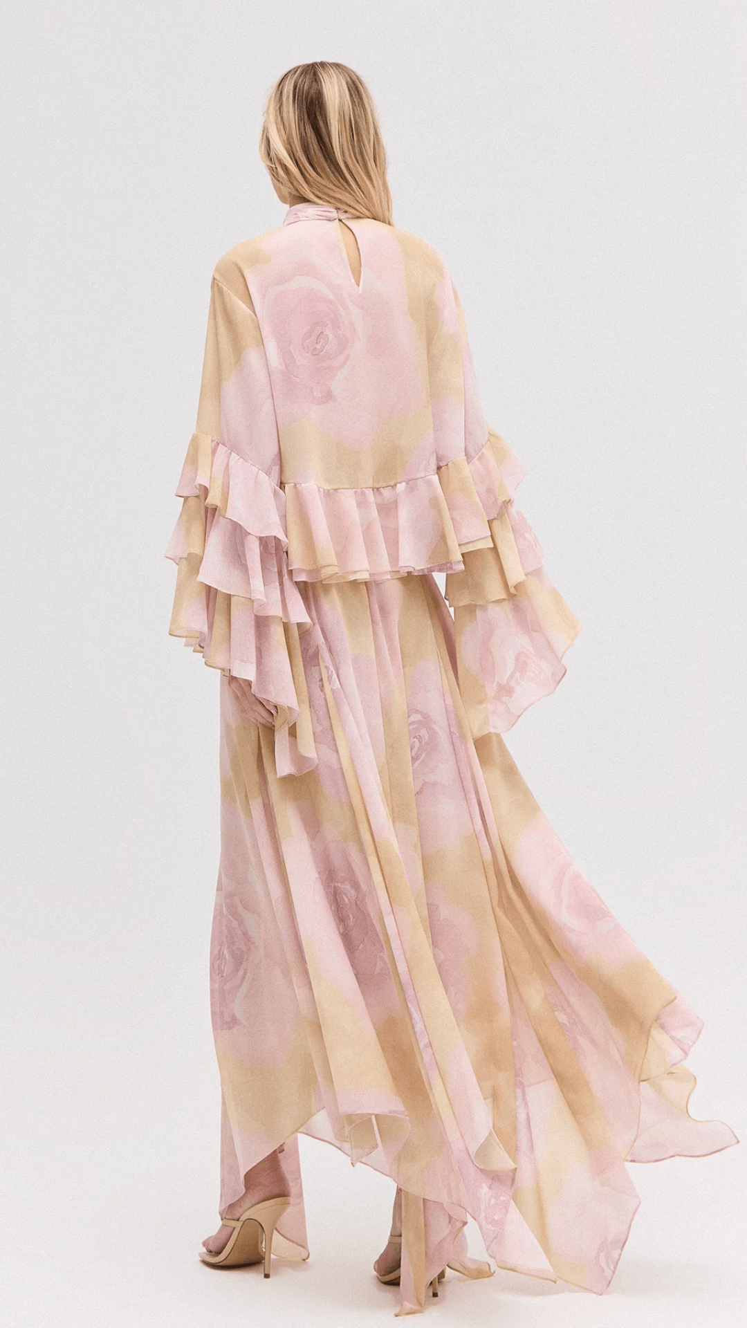 Saia Longa Pontas Floral