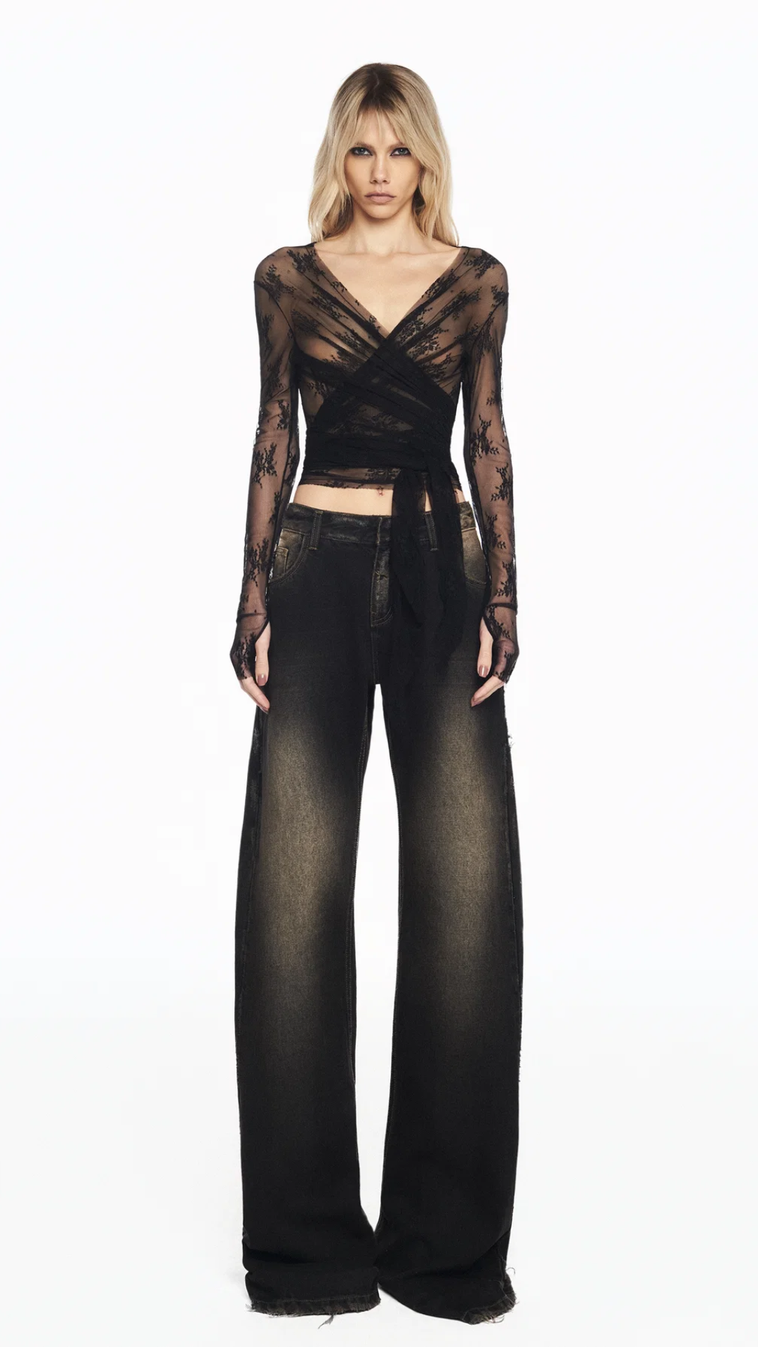Blusa Cashecouer Renda Preta
